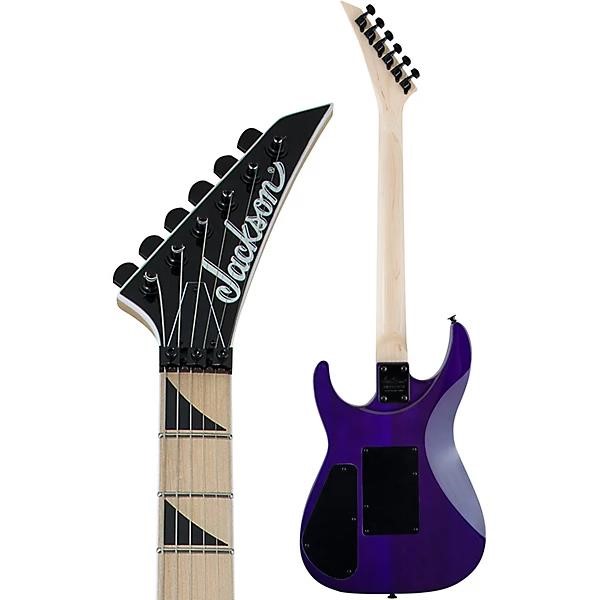 Jackson JS34Q DINKY® DKA-M Electric Guitar Transparent Purple Burst 電吉他 紫色