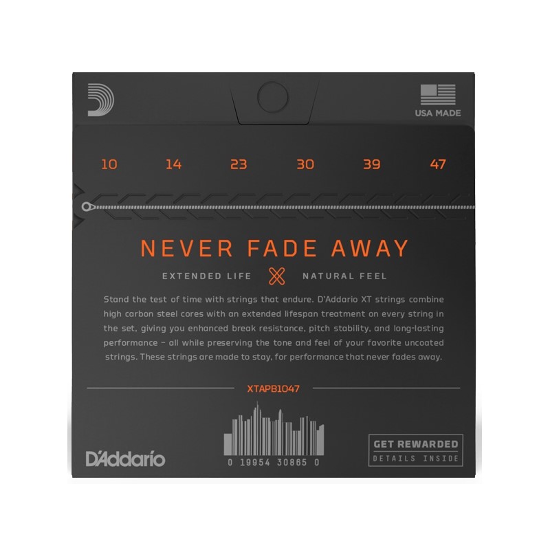D'addario XT APB (10-47) 包膜磷青銅 	