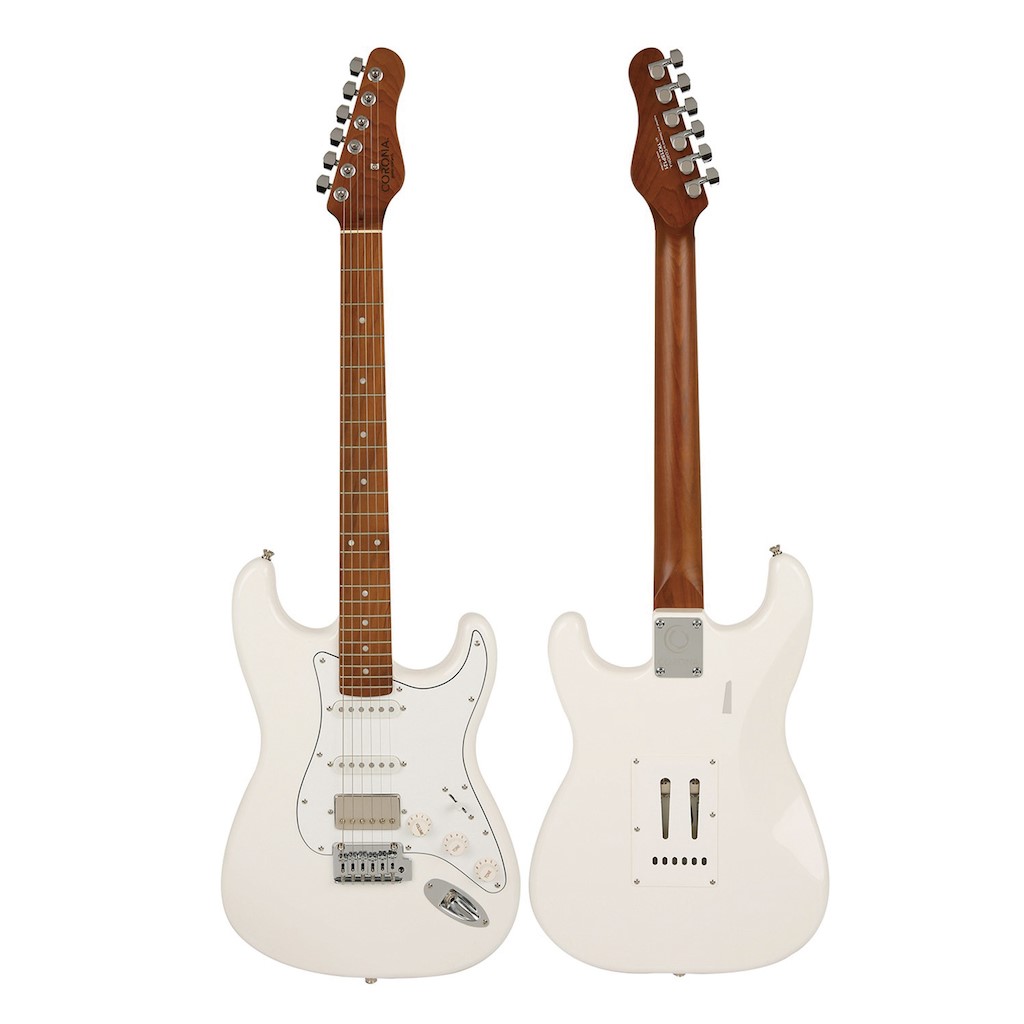 Corona Traditional Standard Plus ST 電吉他 白色