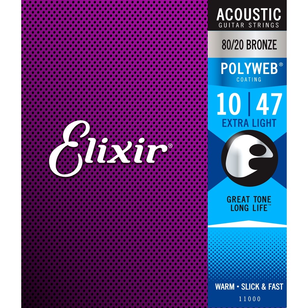 Elixir 11000黃銅 POLYWEB 原始薄膜(10~47)