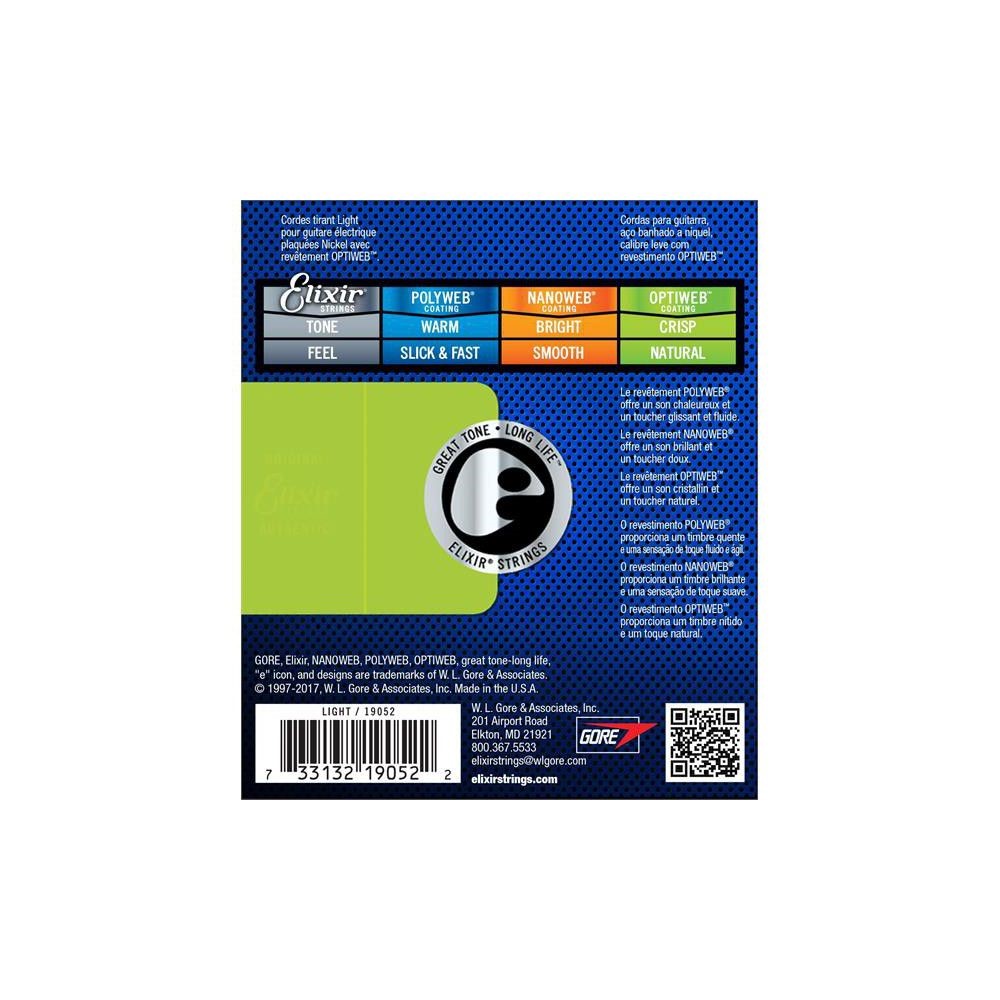 Elixir 19052鎳鋼 optiweb 無敵薄膜 (10~46)