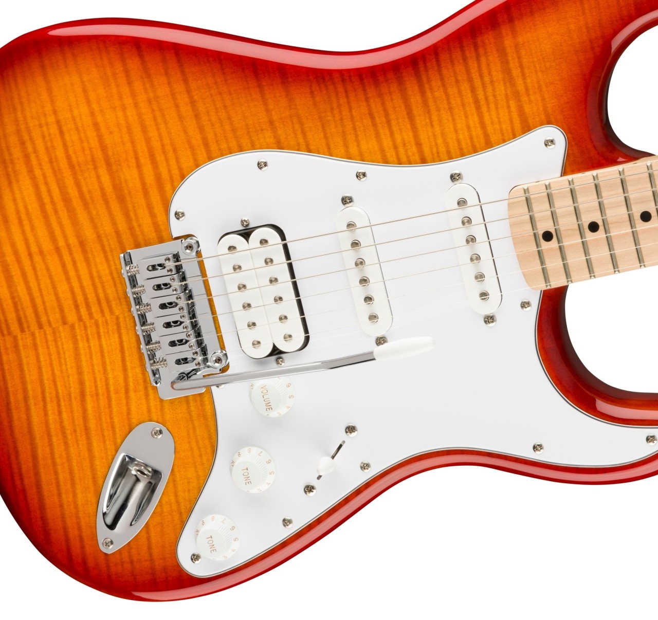 Squier ST Affinity HSS MN 橘色虎紋 電吉他