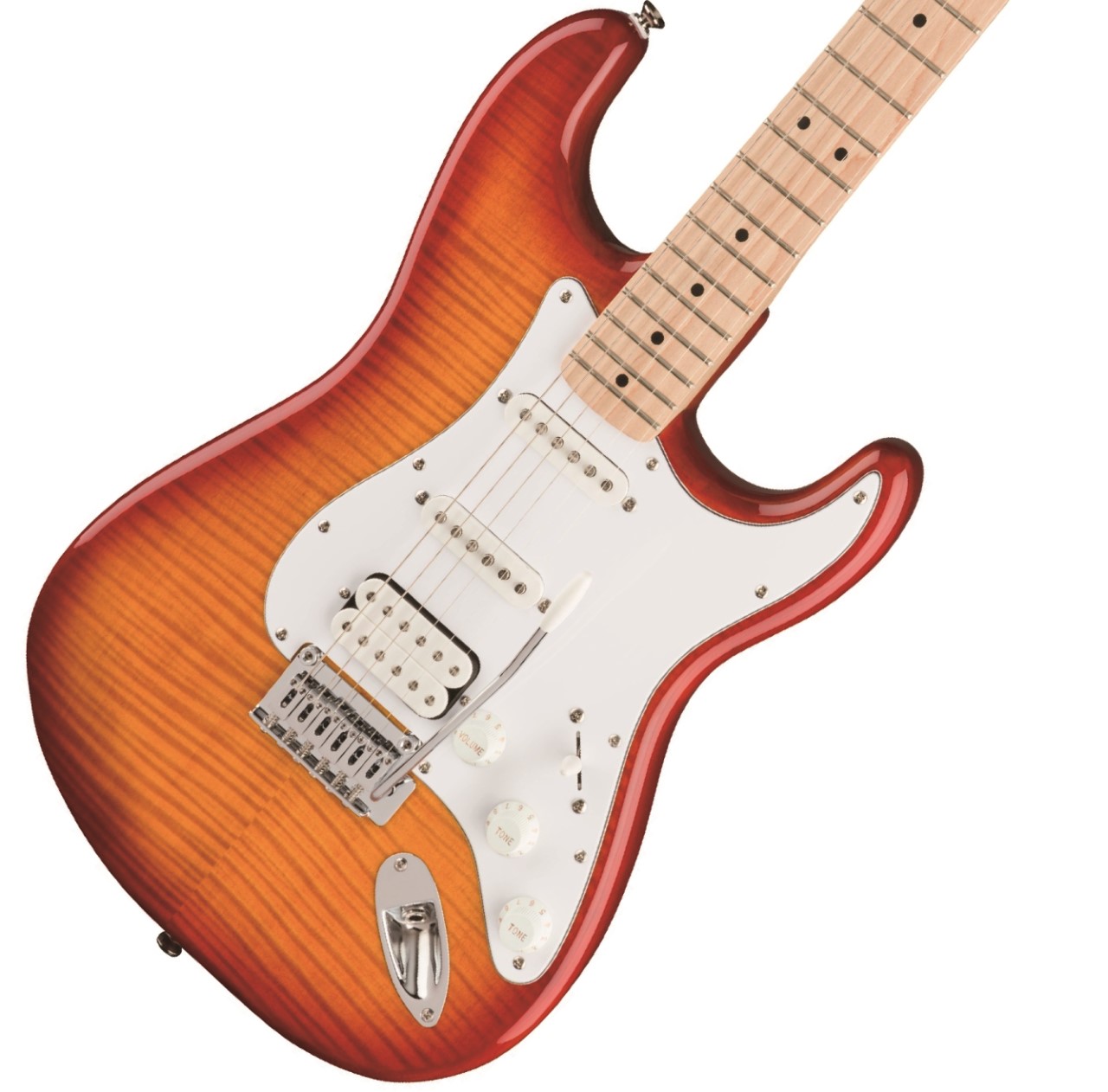 Squier ST Affinity HSS MN 橘色虎紋 電吉他