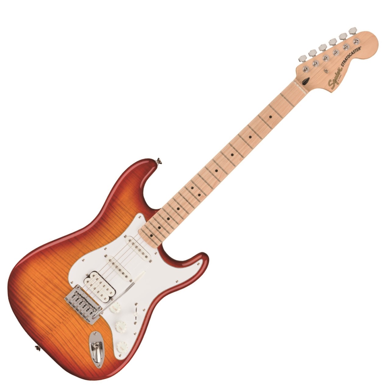 Squier ST Affinity HSS MN 橘色虎紋 電吉他