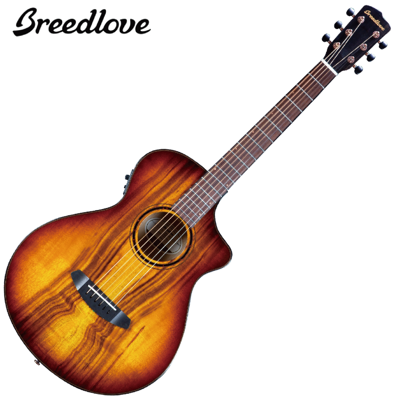 Breedlove Pursuit Exotic S Concertina Tiger's Eye CE 面單 電木吉他 