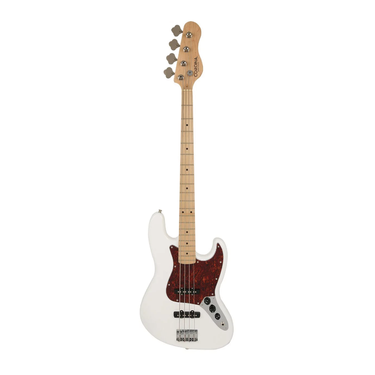 Corona Standard Jazz J20F/M 楓木指板 電貝斯 奧林匹克白