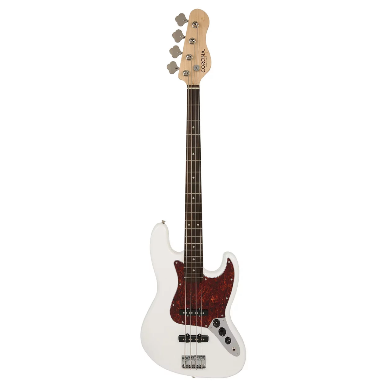 CORONA TRADITIONAL STANDARD JAZZ BASS J20F/L DHB 玫瑰木指板 電貝斯 奧林匹克白