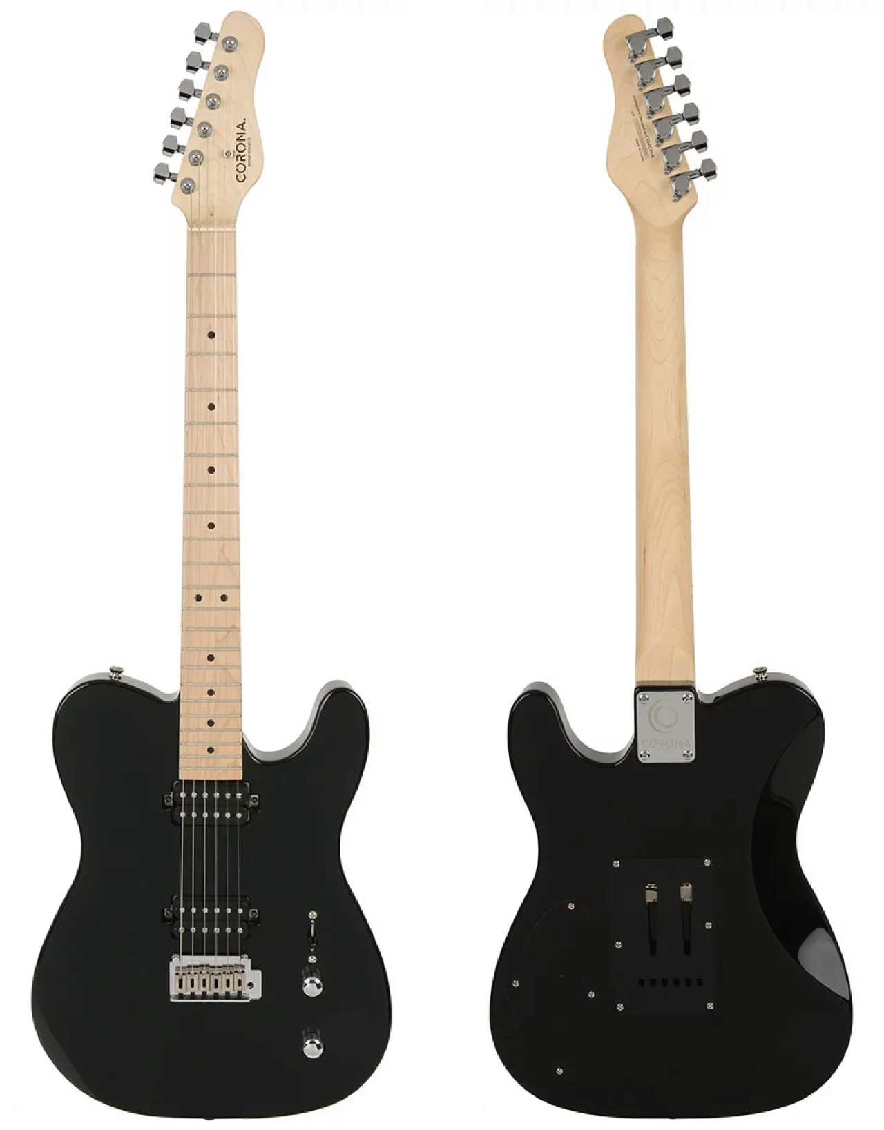 Corona Modern Standard Tele T22F/M 楓木指板 黑色 電吉他