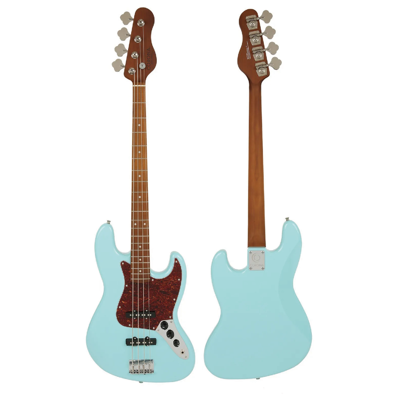 Corona Standard Plus Jazz 20格 烤楓木指板 DHB海豚藍色 電貝斯 