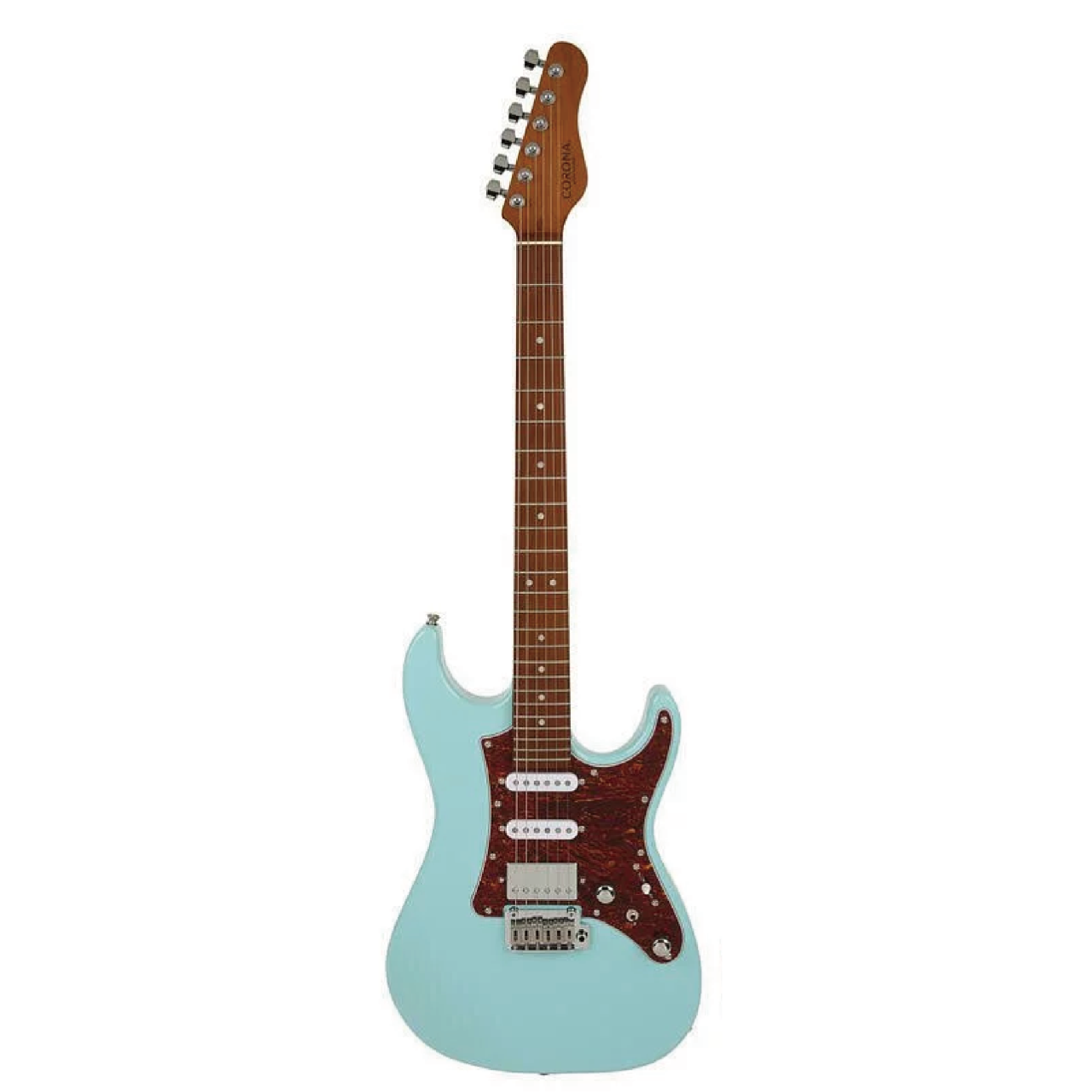Corona Modern Plus SE24 烤楓木指板 海豚藍 電吉他