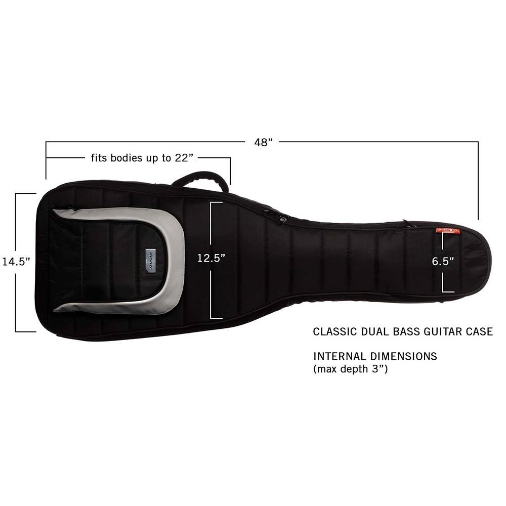MONO Classic Dual Bass Guitar Case 雙電貝斯琴袋