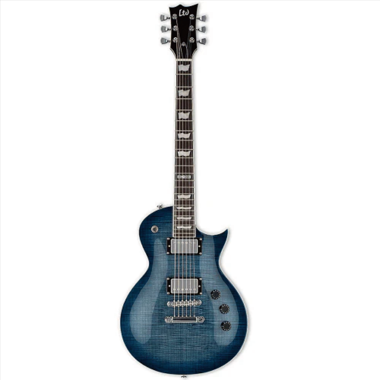 ESP LTD EC-256 藍虎紋漸層 電吉他 