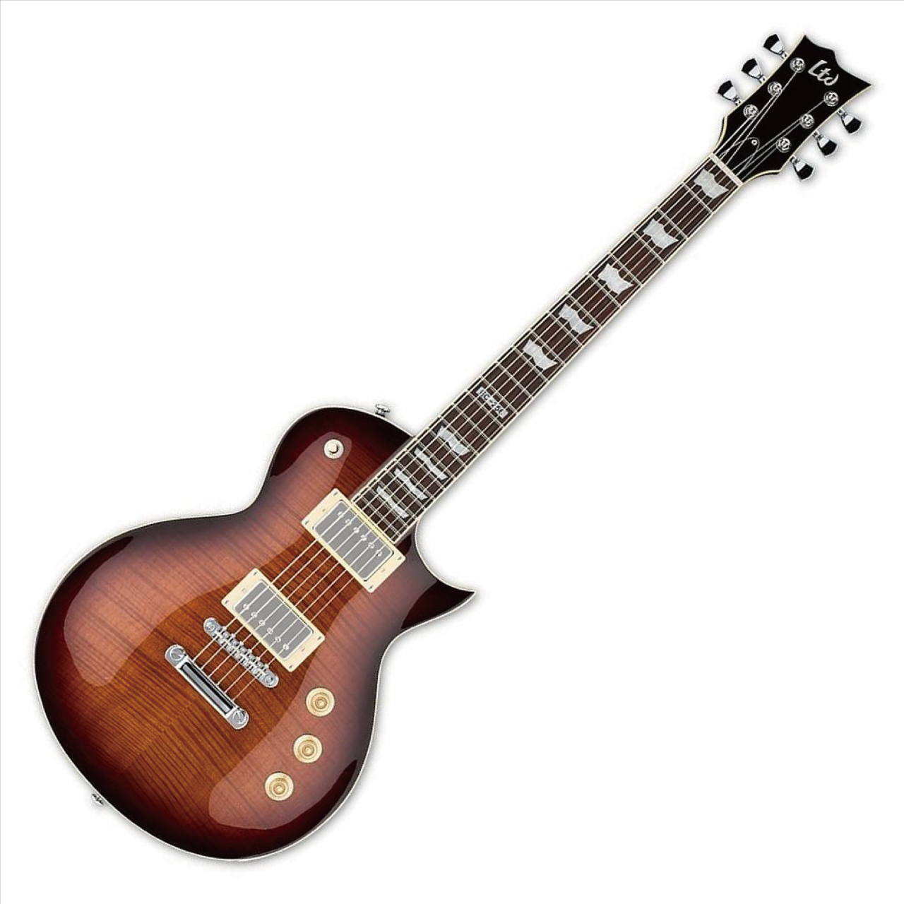 ESP LTD EC-256DBSB 褐色 虎紋漸層 電吉他 