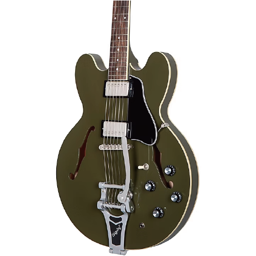 Epiphone ES-335 Bigsby Semi-Hollow Olive Drab 半空心 橄欖綠 電吉他