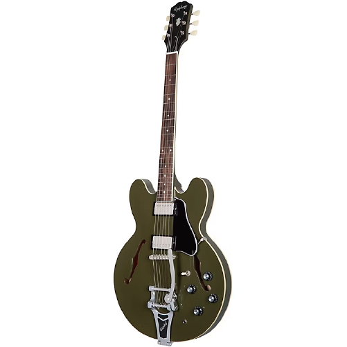 Epiphone ES-335 Bigsby Semi-Hollow Olive Drab 半空心 橄欖綠 電吉他