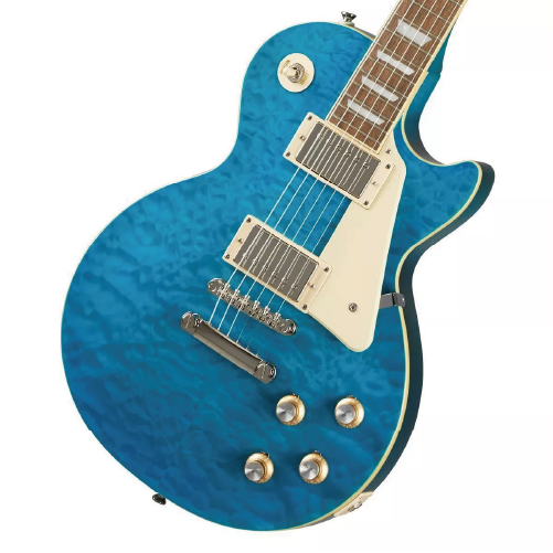 Epiphone Les Paul Standard 60s Quilt Top Translucent Blue 電吉他