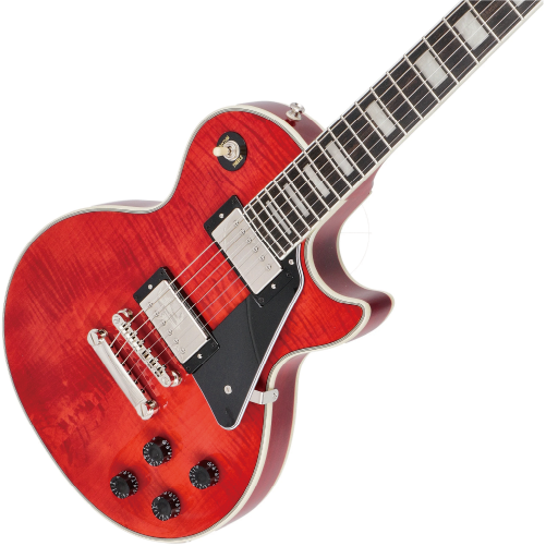 Epiphone Les Paul Custom Figured transparent red 限量版 櫻桃紅色 電吉他