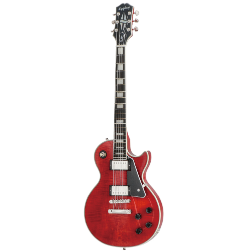 Epiphone Les Paul Custom Figured transparent red 限量版 櫻桃紅色 電吉他