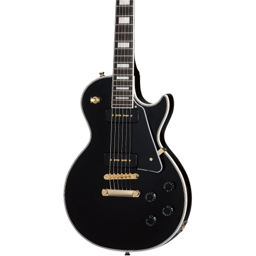 Epiphone Les Paul Custom  P-90 Limited-Edition  Ebony 限量版 黑金色 電吉他
