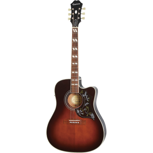 Epiphone Hummingbird Studio EC 蜂鳥系列 煙燻漸層 面單 民謠吉他