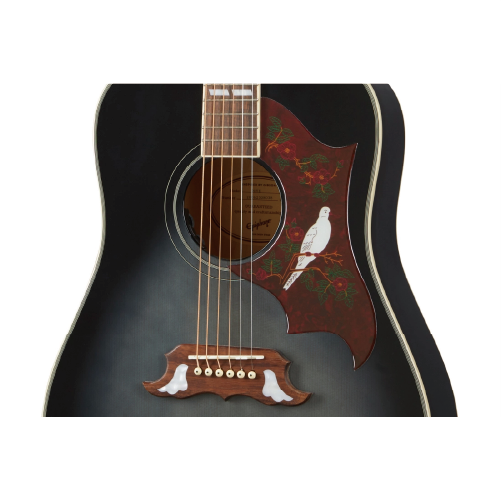 Epiphone Dove Studio trans ebony 蜂鳥系列 黑灰漸層 面單 民謠吉他
