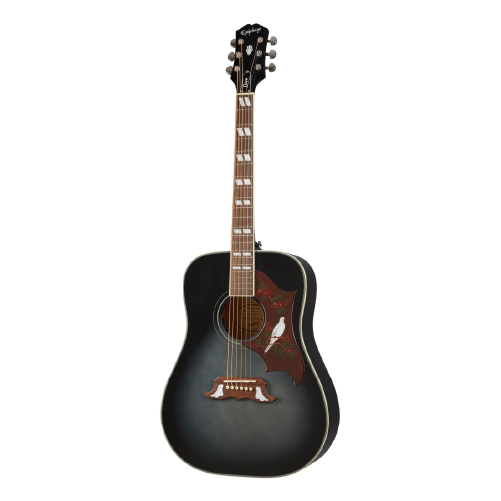 Epiphone Dove Studio trans ebony 蜂鳥系列 黑灰漸層 面單 民謠吉他