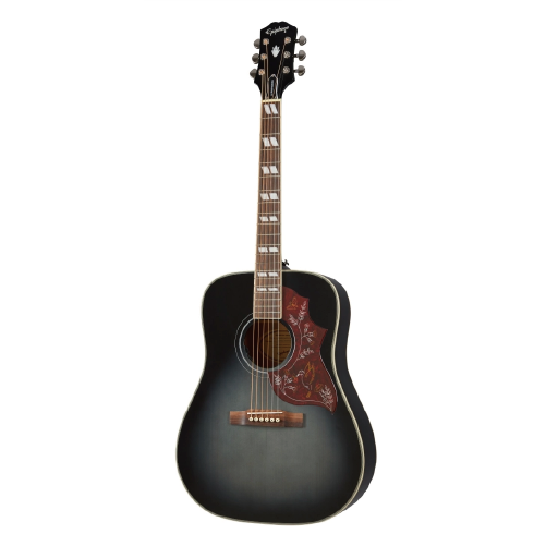 Epiphone Hummingbird Studio  trans ebony 蜂鳥系列 黑灰漸層 面單 民謠吉他