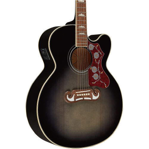Epiphone J-200 EC Studio EC系列 黑灰漸層 面單 民謠吉他