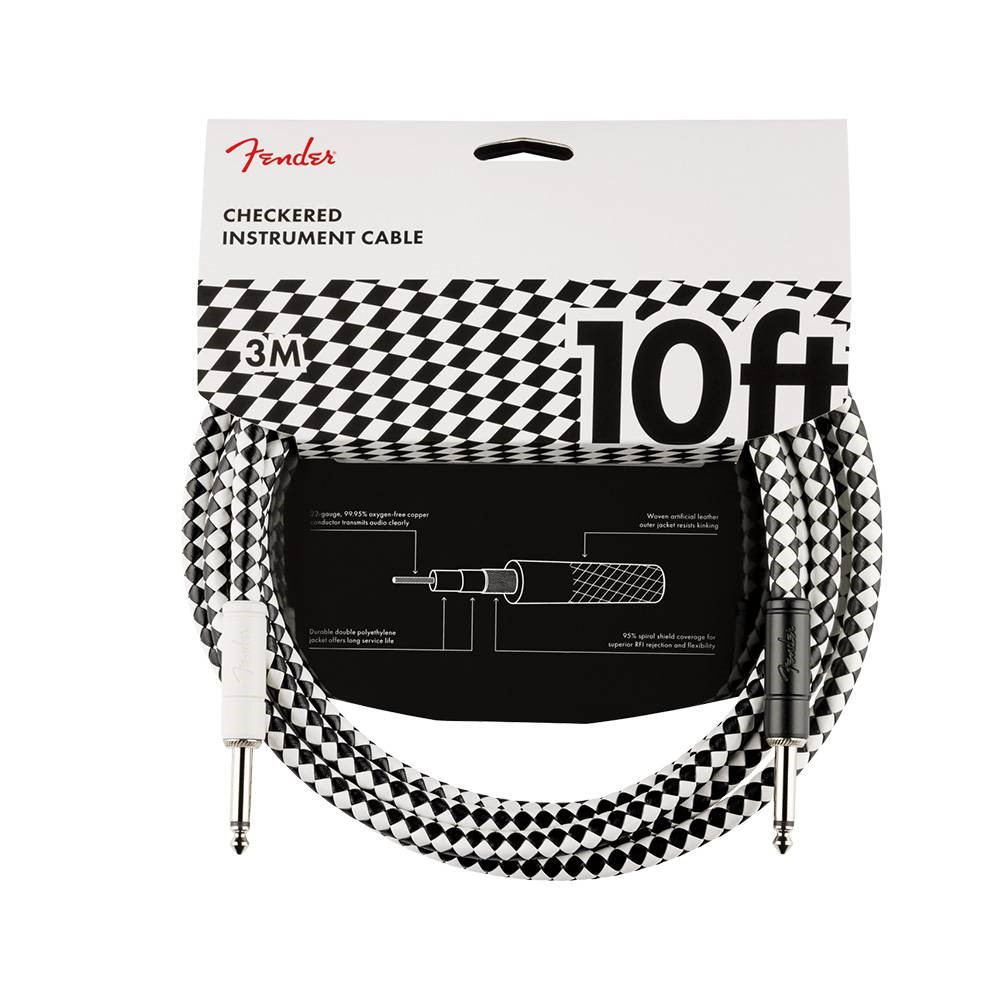 Fender Pro 10' Checkboard Instrument Cable 吉他導線