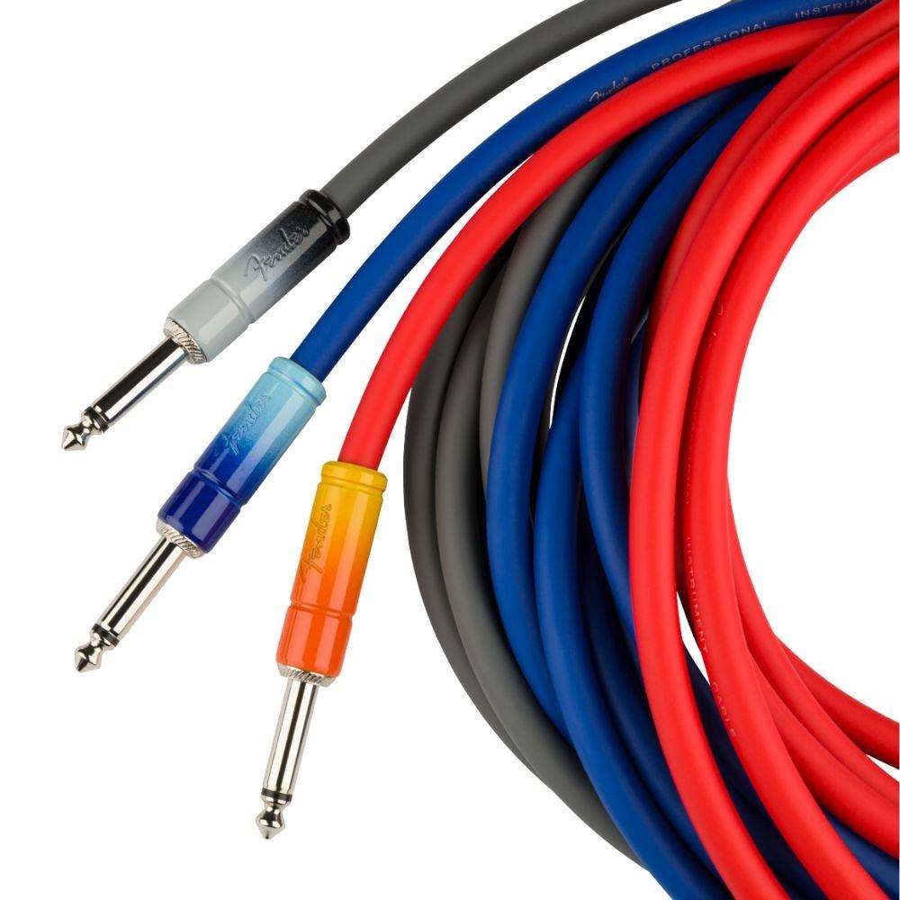 Fender Ombré Instrument Cables - Tequila Sunrise 吉他導線