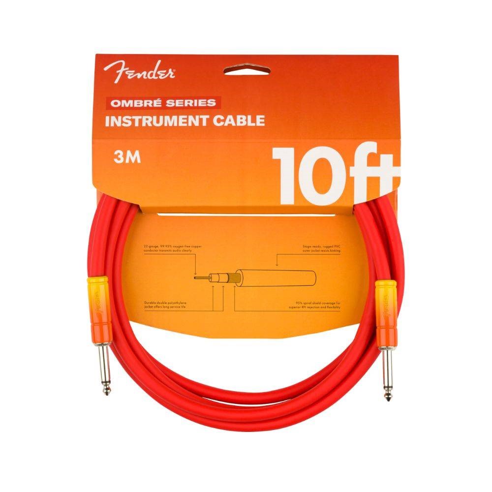 Fender Ombré Instrument Cables - Tequila Sunrise 吉他導線
