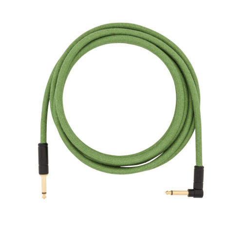 Fender Festival Hemp Instrument Cables - Green 吉他導線