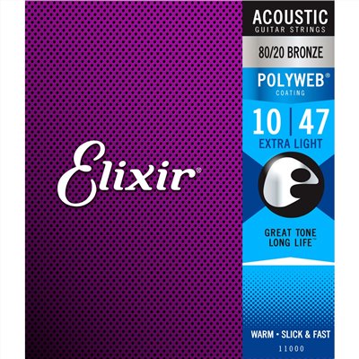 Elixir 11000黃銅 POLYWEB 原始薄膜(10~47)