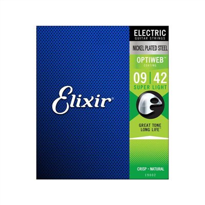 Elixir 19002 鎳鋼optiweb無敵薄膜(09~42)