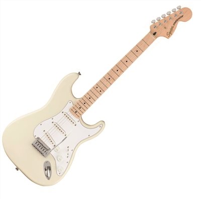 Squier ST Affinity MN 奧林匹克白 小搖 電吉他