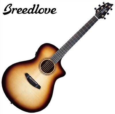 Breedlove Arista Pro Series Concert Burnt Amber CE  面單 電木吉他