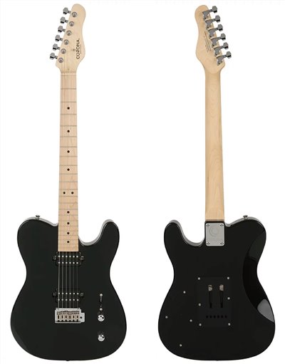 Corona Modern Standard Tele T22F/M 楓木指板 黑色 電吉他