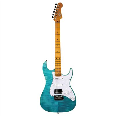 Jet Guitars JS-450 Ocean Blue虎紋湖水藍 電吉他 