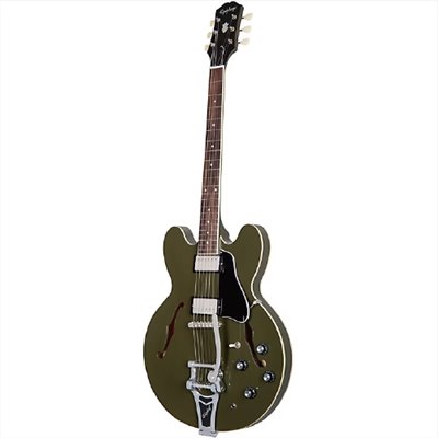 Epiphone ES-335 Bigsby Semi-Hollow Olive Drab 半空心 橄欖綠 電吉他