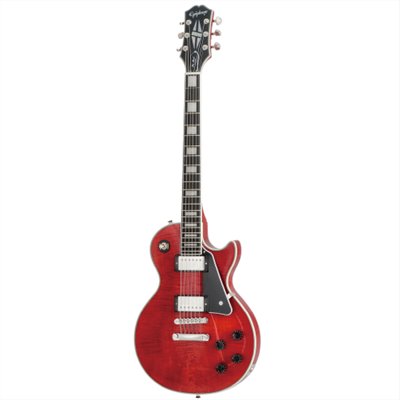 Epiphone Les Paul Custom Figured transparent red 限量版 櫻桃紅色 電吉他