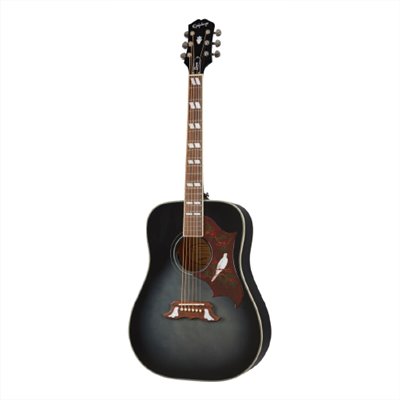 Epiphone Dove Studio trans ebony 黑灰漸層 面單 民謠吉他