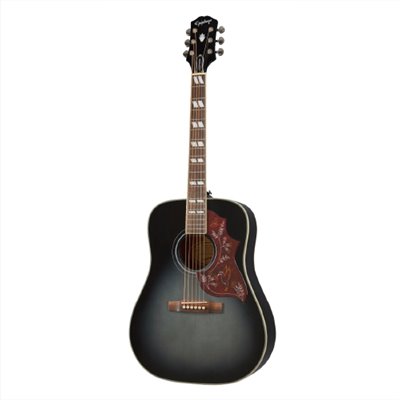 Epiphone Hummingbird Studio  trans ebony 蜂鳥系列 黑灰漸層 面單 民謠吉他