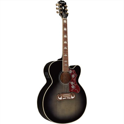 Epiphone J-200 EC Studio EC系列 黑灰漸層 面單 民謠吉他