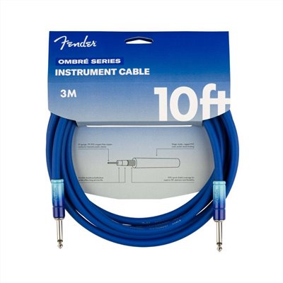 Fender Ombré Instrument Cables - Belair Blue 吉他導線