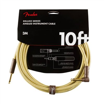 Fender Deluxe Series Tweed Instrument Cables - Tweed S/A 吉他導線
