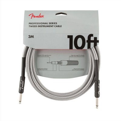 Fender Professional Series Tweed Instrument Cables 10 FT 吉他導線
